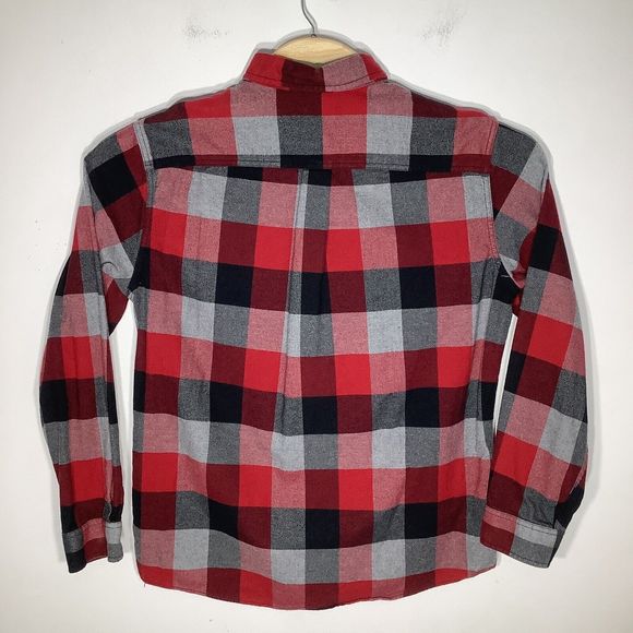 Eddie Bauer Mens Classic Fit Long Sleeve Button Up Flannel Shirt Size Large - Picture 3 of 6